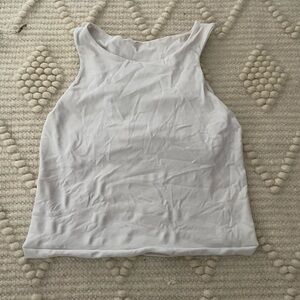 FREE PEOPLE Women's White Sleeveless Top